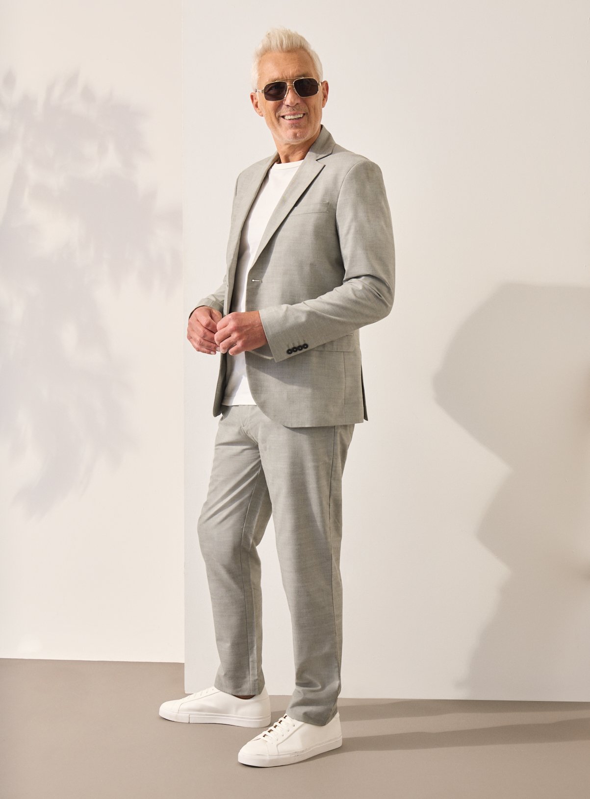 UNION WORKS Pale Green Tailored Trousers  40R - Image 2 thumbnail